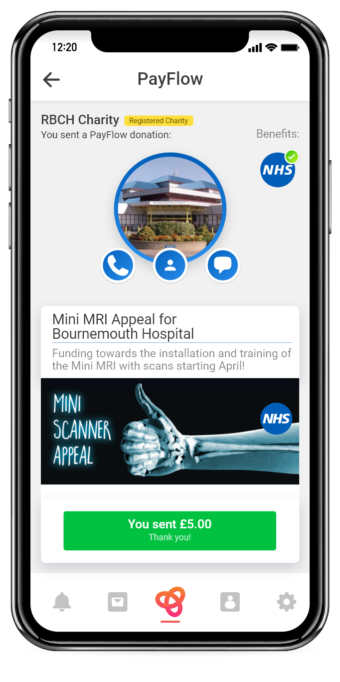 NHS themed mockup
